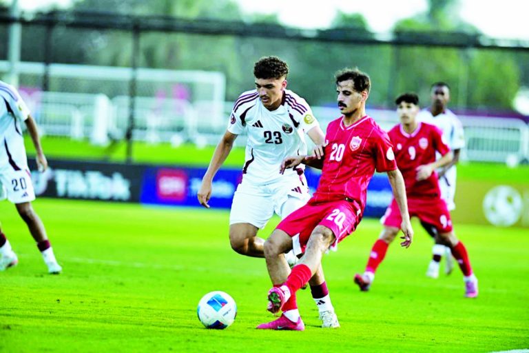  في بطولة كأس الخليج تحت 23 عاما.. العنابي يتأهل لنصف النهائي بفوزه على البحريني