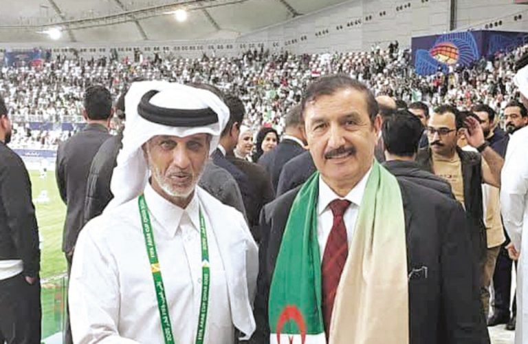 مونديال العرب| مباراة الجزائر والعراق تشهد حضور وزير الرياضة والشباب
