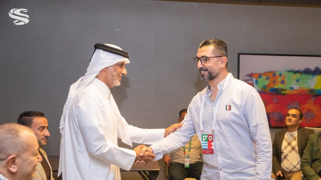  وزير الرياضة يزور بعثة “نسور قاسيون”