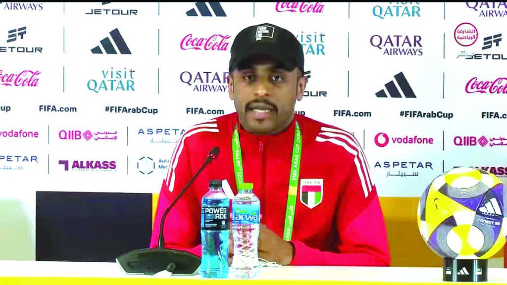 مونديال العرب.. علي خصيف حارس المنتخب الإماراتي: جاهزون للقاء الصعب ونسعى لإسعاد الجماهير