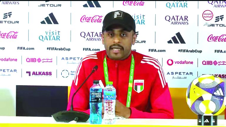 مونديال العرب.. علي خصيف حارس المنتخب الإماراتي: جاهزون للقاء الصعب ونسعى لإسعاد الجماهير