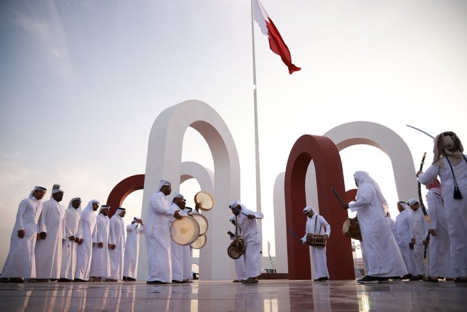  العرضة القطرية تتلألأ في درب الساعي