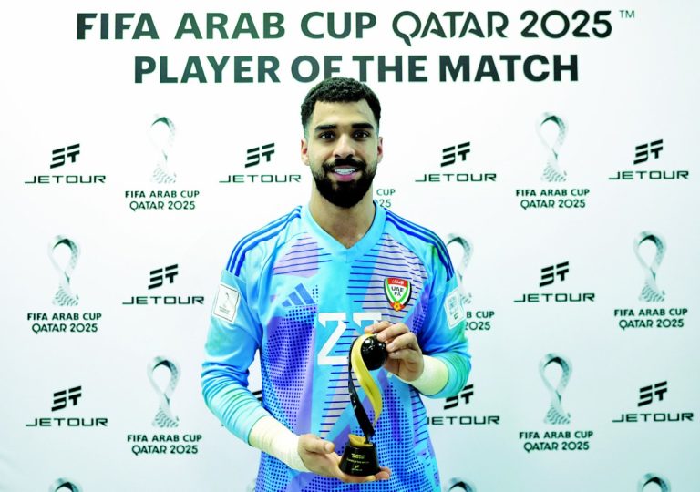  مونديال العرب| حمد المقبالي حارس عرين الأبيض يؤكد: جاهزون للتحدي المغربي الصعب