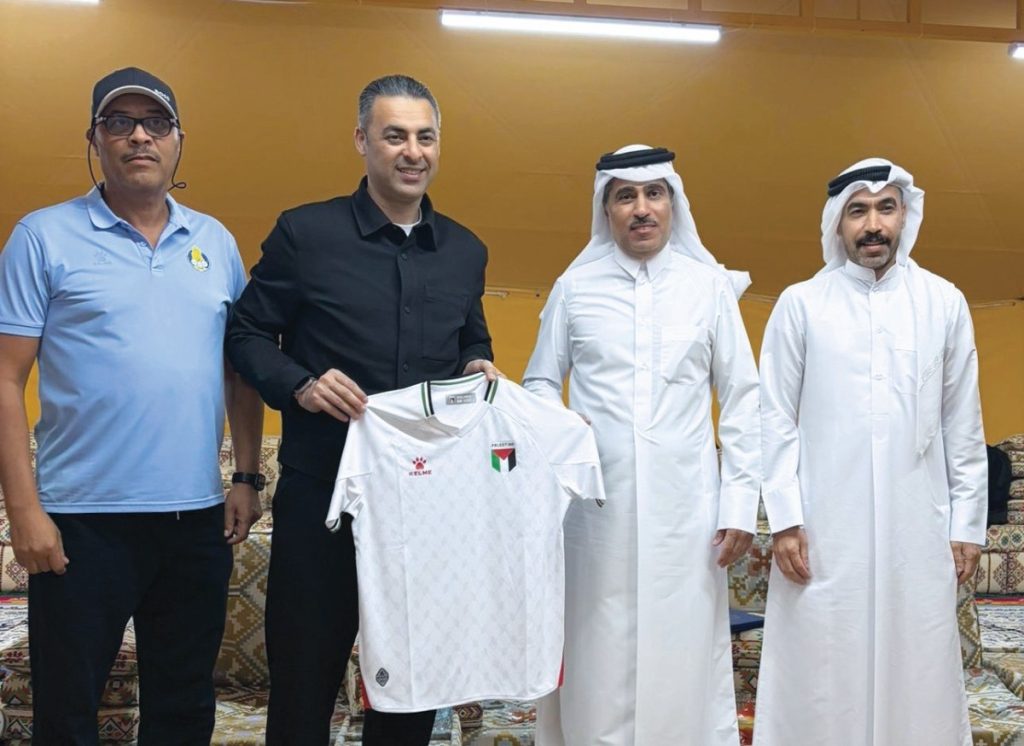 رئيس نادي الغرافة يستضيف أبو جزر