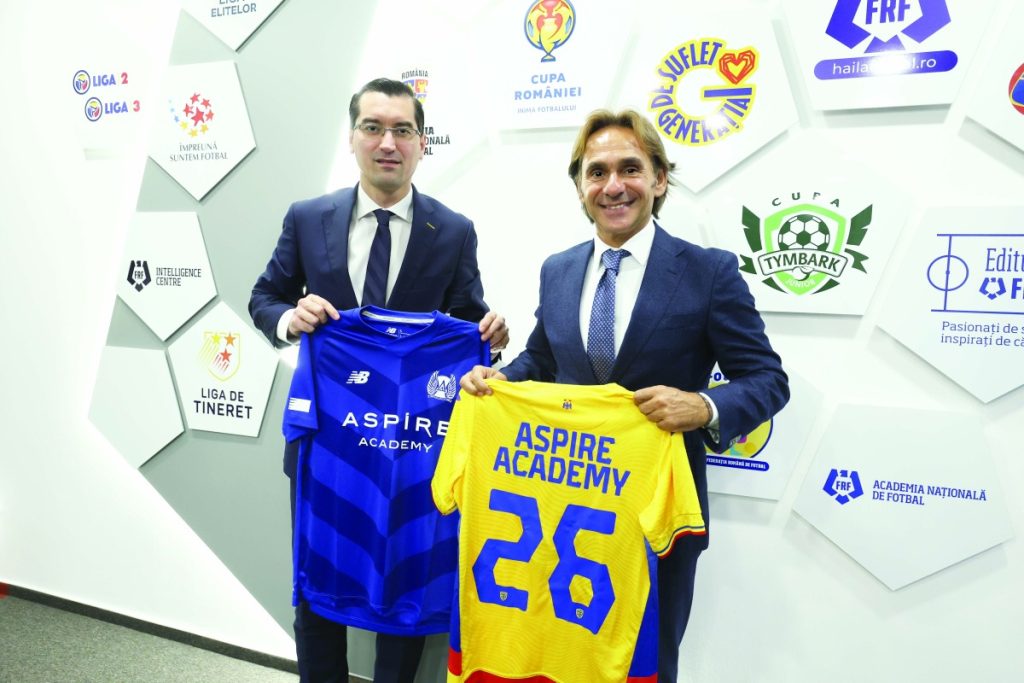  الاتحاد الروماني لكرة القدم ينضم إلى برنامج زملاء أسباير