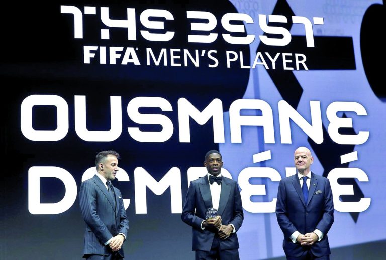  ديمبيلي يتربع على عرش The Best