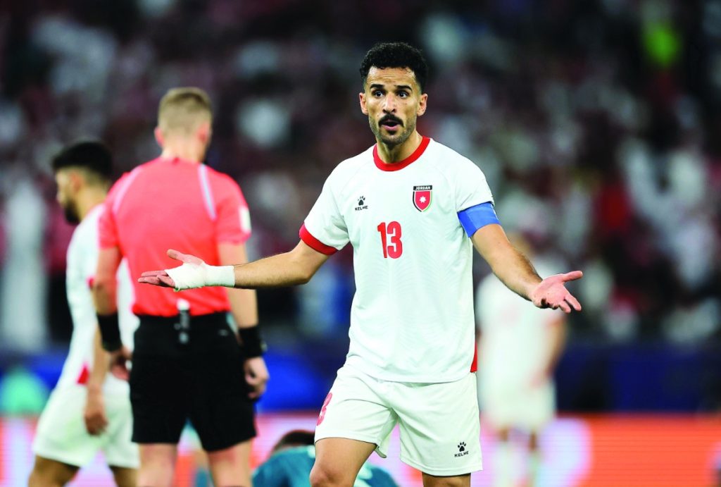  محمود المرضي نجم المنتخب الأردني: نعيش فترة ذهبية مع الجيل الحالي