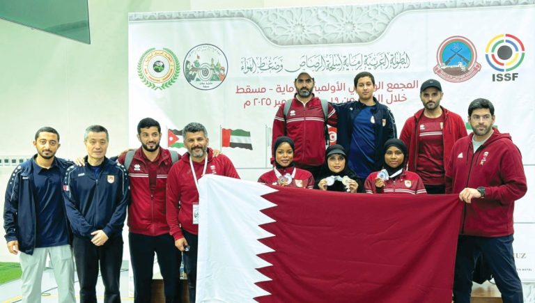  8 ميداليات لرماة العنابي بالبطولة