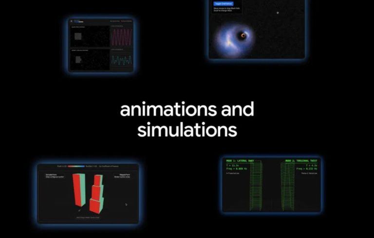 جوجل تدعم ميزة البحث العميق في Gemini بعناصر بصرية تفاعلية