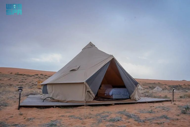 «مخيم لينة».. تجربة شتوية متكاملة بموسم شتاء درب زبيدة