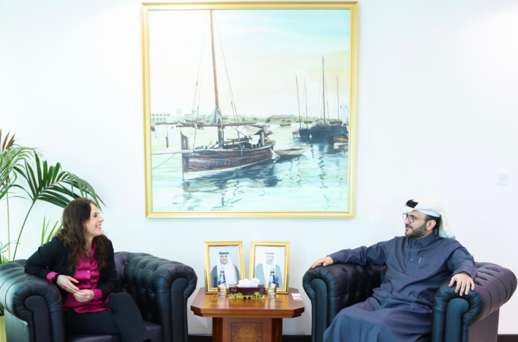 د. ماجد الأنصاري يجتمع مع المبعوثة الخاصة لمملكة النرويج إلى اليمن