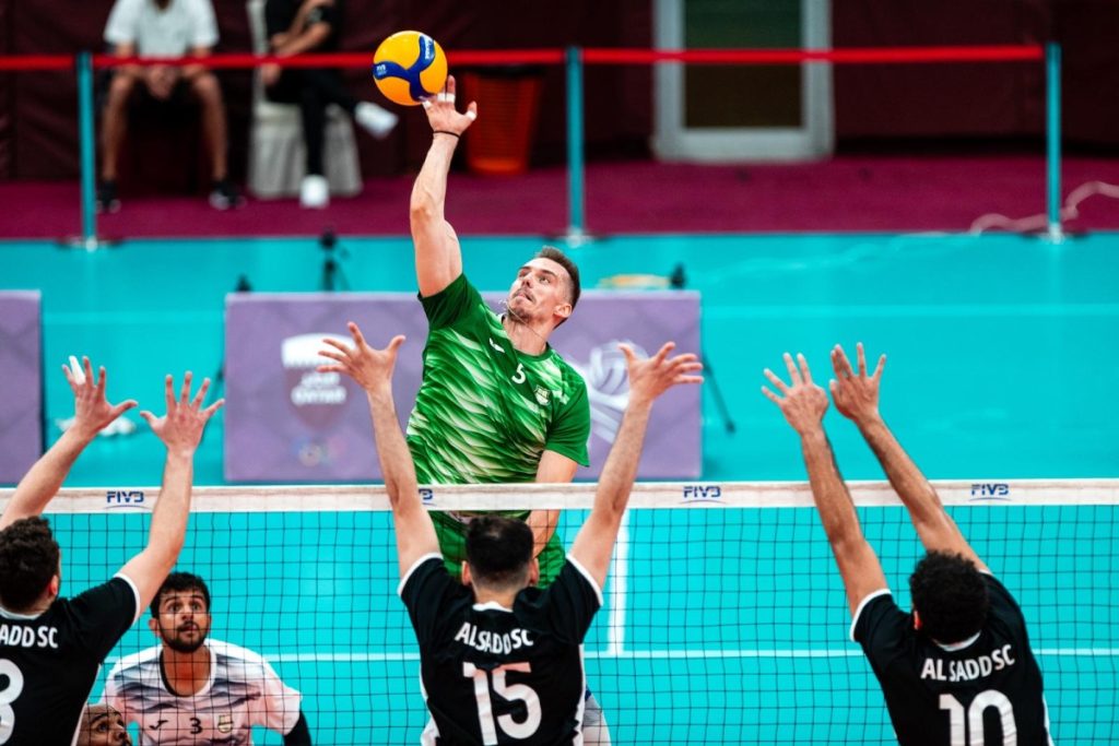  فوز الأهلي على السد في دوري كرة الطائرة 3 – 2