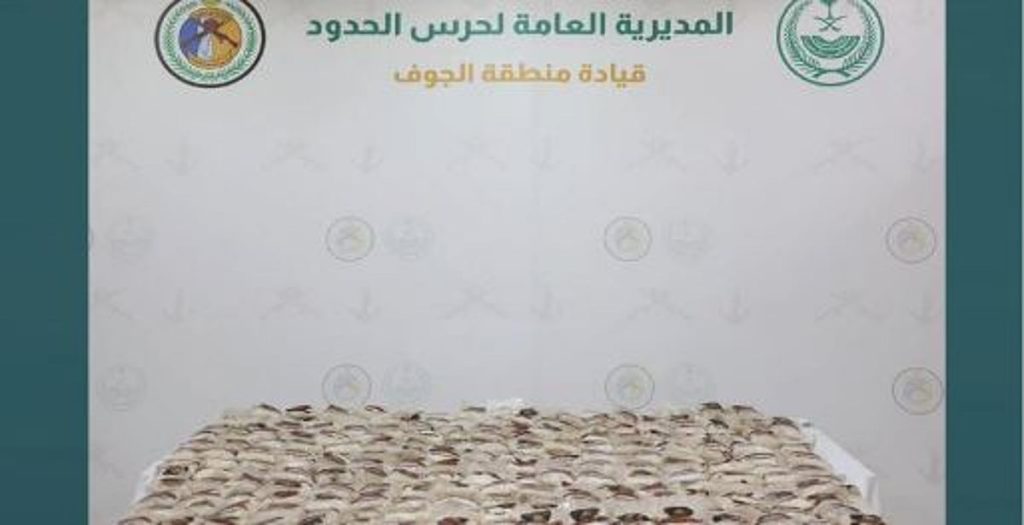 إحباط تهريب 228 ألف قرص من الإمفيتامين بمنطقة الجوف