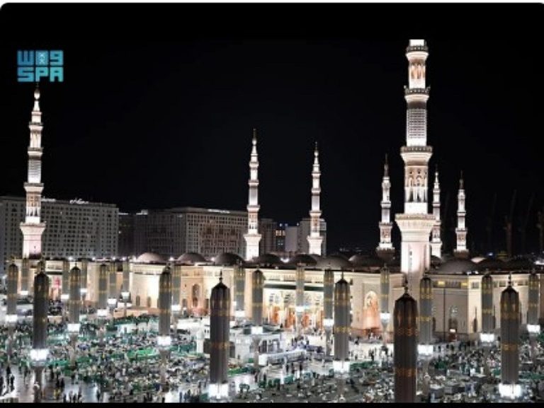 أكثر من 25 مليون مصلٍّ وزائر في المسجد النبوي خلال شهر رجب
