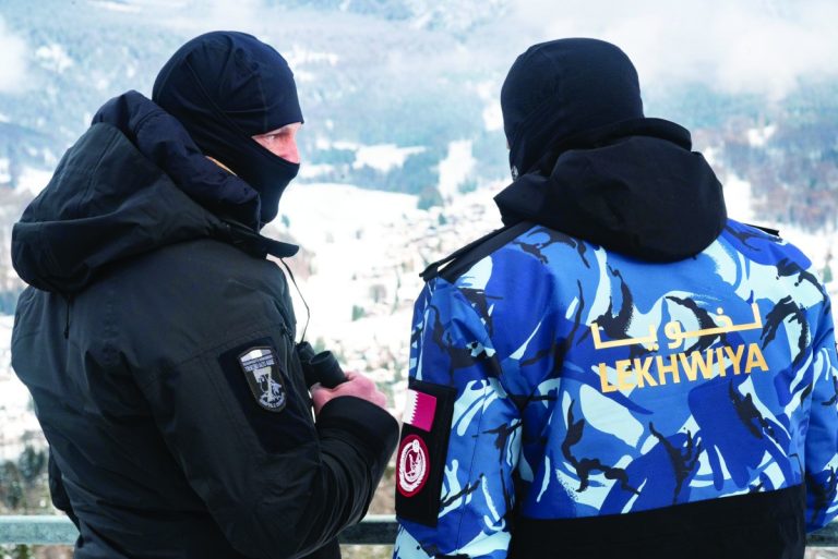  القوة القطرية تباشر مهامها في تأمين الألعاب الشتوية بميلانو