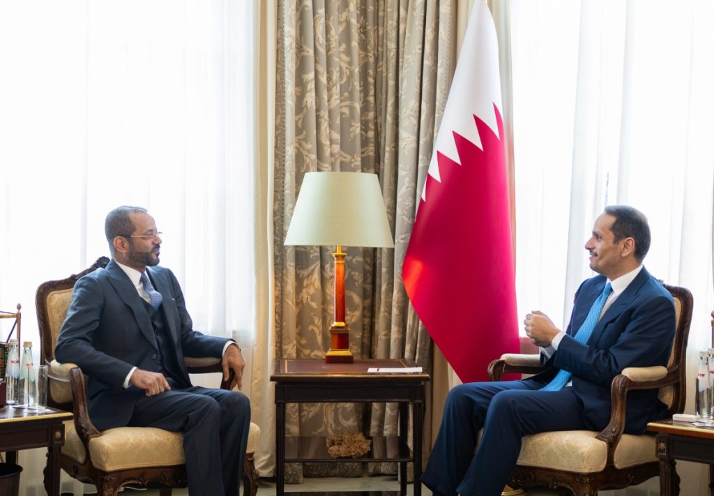  رئيس مجلس الوزراء وزير الخارجية يجتمع مع وزيري خارجية عمان وسوريا على هامش مؤتمر ميونخ للأمن