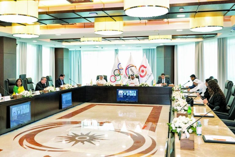 جوعان بن حمد يزور مقر المجلس الأولمبي الآسيوي للمرة الأولى بعد انتخابه رئيساً